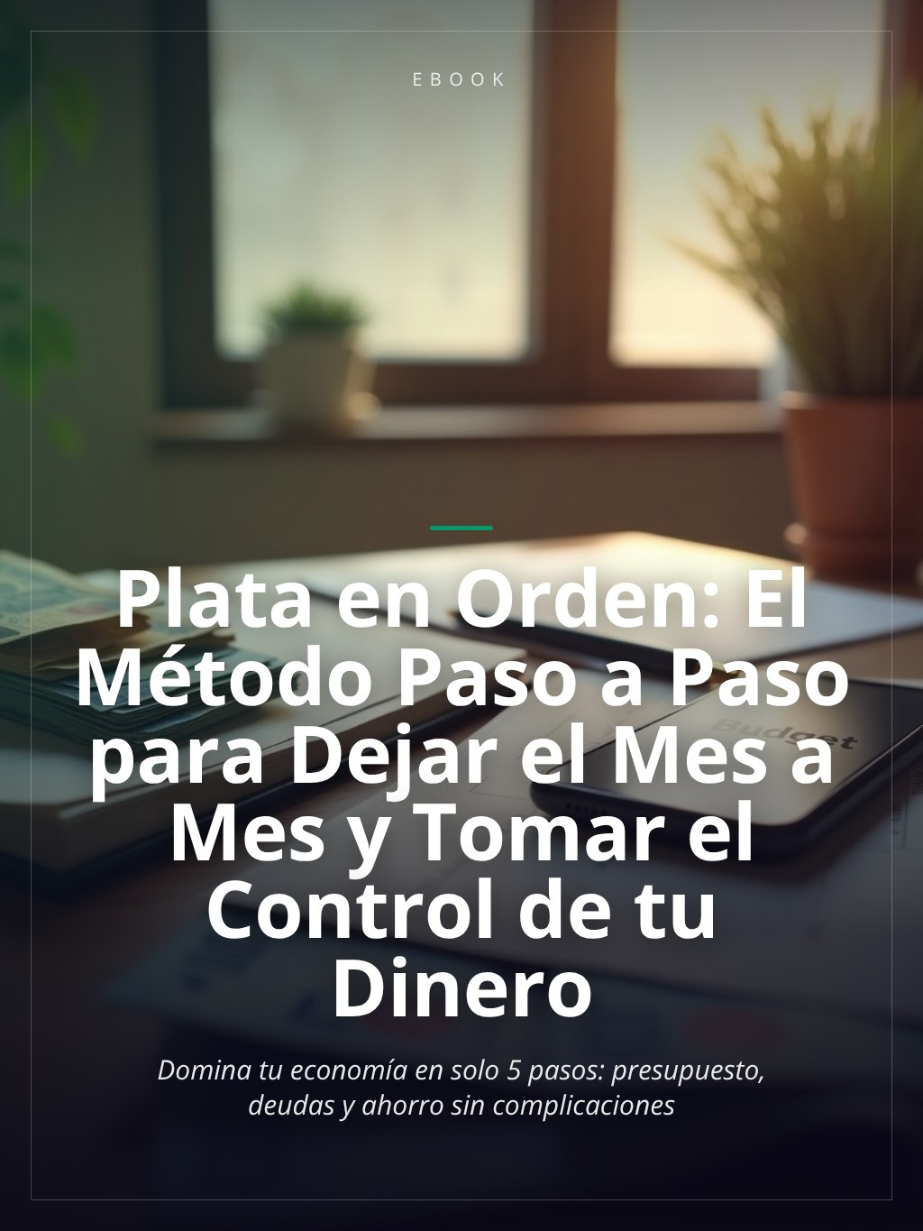 Plata en Orden: El Método Paso a Paso para Dejar el Mes a Mes y Tomar el Control de tu Dinero