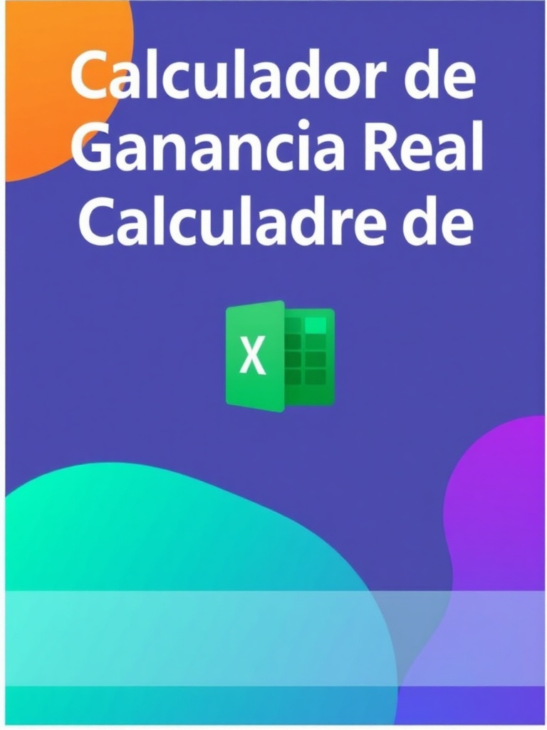 Calculadora de Ganancia Real (Excel + Tutorial)